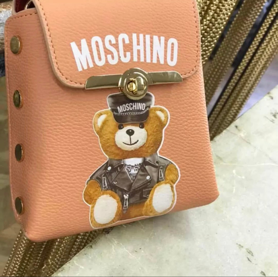 Moschino Shoulder Bag – Chic & Modern Elegance